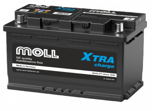 Аккумулятор MOLL XTRA CHARGE 82 Ач 800А обр. пол. низкий 315х175х175