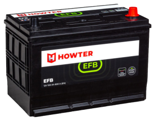 Аккумулятор HOWTER EFB D31 100 Ач обр. пол. 800А 306x173x220