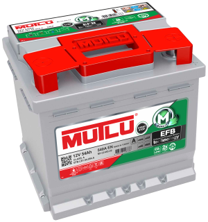 Аккумулятор Mutlu EFB LB1 54 Ач 540A прям. пол. 207x175x175