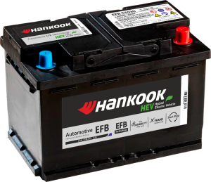 Аккумулятор HANKOOK EFB Start-Stop 70 Ач обр. пол. 760A 278x1705x190