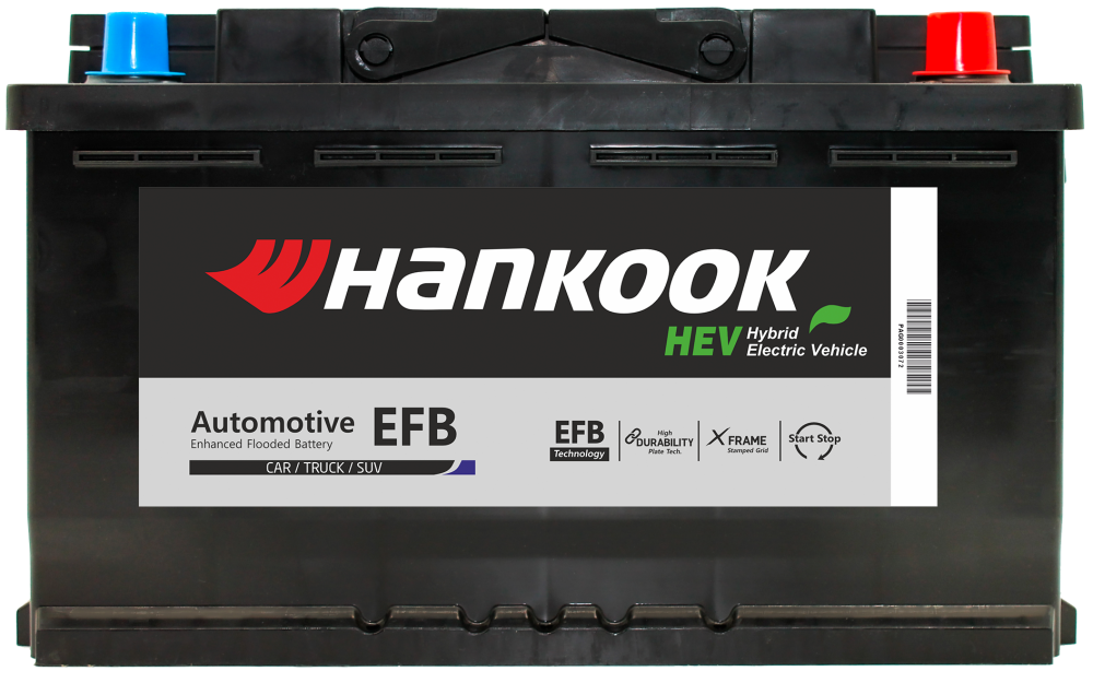 Аккумулятор HANKOOK EFB Start-Stop 95 Ач обр. пол. 900A 353x1705x190
