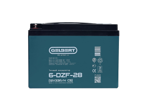 Тяговый аккумулятор Gelbert 6-DZF-28 (12V33A/H C5) обр. пол 175х165х125