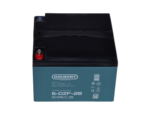 Тяговый аккумулятор Gelbert 6-DZF-28 (12V33A/H C5) обр. пол 175х165х125