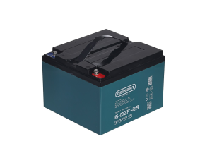 Тяговый аккумулятор Gelbert 6-DZF-28 (12V33A/H C5) обр. пол 175х165х125