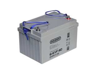 Тяговый аккумулятор Gelbert 6-EVF-60 (12V64A/H C5) прям. пол 262х265х169