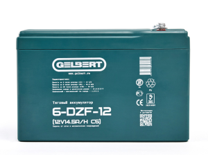 Тяговый аккумулятор Gelbert 6-DZF-12 (12V14.5A/H C5) прям. пол 151х100х99