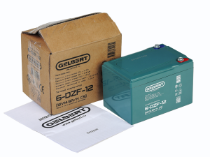 Тяговый аккумулятор Gelbert 6-DZF-12 (12V14.5A/H C5) прям. пол 151х100х99