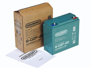 Тяговый аккумулятор Gelbert 6-DZF-20 (12V22.5A/H C5) прям. пол 180х75х170