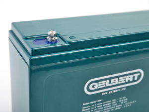 Тяговый аккумулятор Gelbert 6-EVF-32 (12V34.6A/H C5) прям. пол 165х75х170