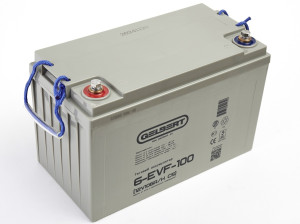 Тяговый аккумулятор Gelbert 6-EVF-100 (12V105A/H C5) прям. пол 330х170х212