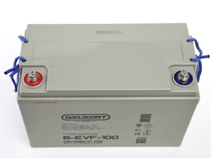 Тяговый аккумулятор Gelbert 6-EVF-100 (12V105A/H C5) прям. пол 330х170х212