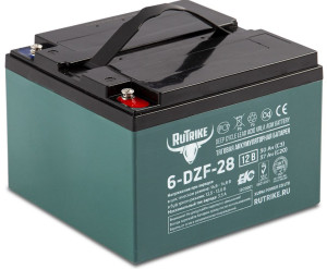 Тяговый аккумулятор RuTrike 6-DZF-28 (12V28A/H C3) обр. пол 175х165х125