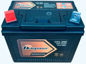 Аккумулятор для газонокосилок DEKA POWER U1L - 250 21 Ач прям. пол. 250А 197х130х185