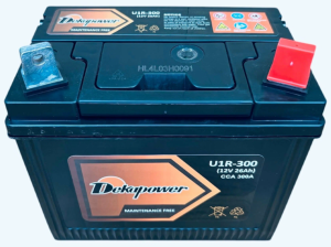 Аккумулятор для газонокосилок DEKA POWER U1R - 300 26 Ач обр. пол. 300А 195x130x184