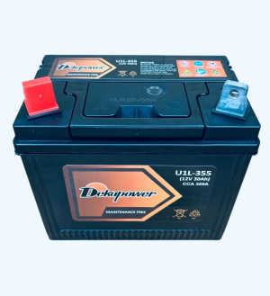 Аккумулятор для газонокосилок DEKA POWER U1L - 355 30 Ач прям. пол. 355А 197х130х185