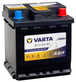 Аккумулятор Varta AGM L0 40 Ач обр. пол. 420A 175x175x190 (540 901 042)