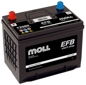 Аккумулятор MOLL EFB D26 80 Ач 800А обр. пол. 260х172х220 (2)