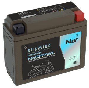 Аккумулятор BUSHIDO NaCR7WL Натрий-ионный 4,5Ач 90A обр. пол. 148x60x128 YB7BL-BS