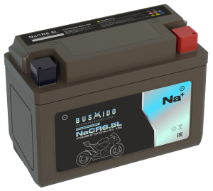Аккумулятор BUSHIDO NaCR6.5L Натрий-ионный 4,5Ач 90A обр. пол. 138x65x100 YB6.5L-BS