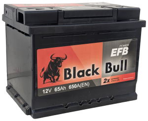Аккумулятор Black Bull EFB 65 Ач 650A обр. пол. 242x175x190