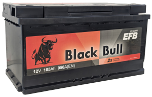 Аккумулятор Black Bull EFB 105 Ач 950A обр. пол. 353x175x190
