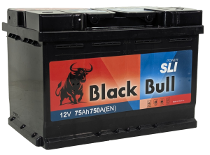 Аккумулятор Black Bull SLI 75 Ач 750A обр. пол. 278x175x190