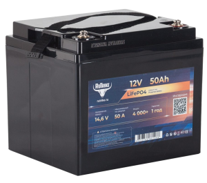 Тяговый аккумулятор RuTrike LiFePO4 12V 50Ah 50 AWh обр. пол 196х166х177