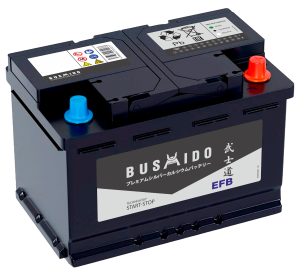 Аккумулятор BUSHIDO EFB LB3 70 Ач обр. пол. низкий 690А 278x175x175